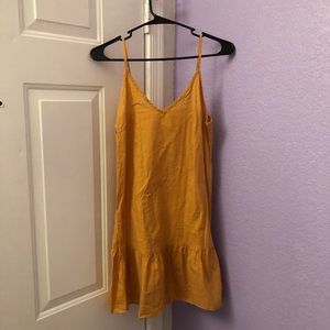 SHEIN mustard yellow dress